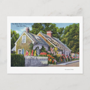 Postal Vista exterior de la casa más antigua de la ciudad