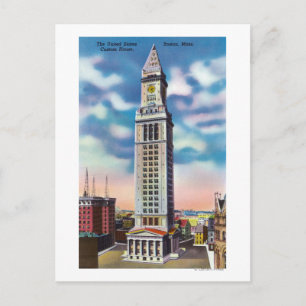 Postal Vista exterior de la casa Personalizado de EE.UU.