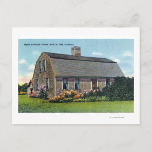 Postal Vista exterior de la Casa Standish de Myles