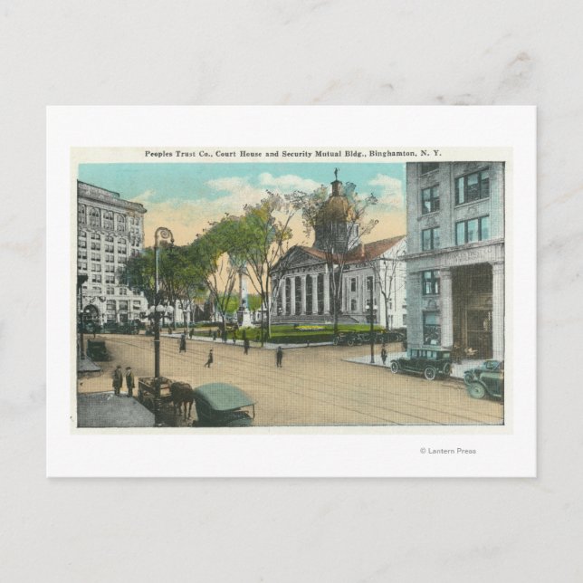 Postal Vista exterior de la Corte (Anverso)