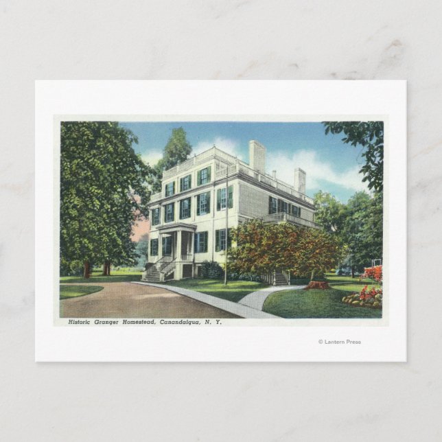 Postal Vista exterior de la histórica hacienda Granger (Anverso)