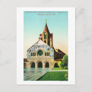 Postal Vista exterior de la iglesia conmemorativa en Stan