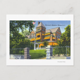 Postal Vista exterior de la mansión del gobernador