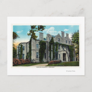Postal Vista exterior de la mansión Oakland