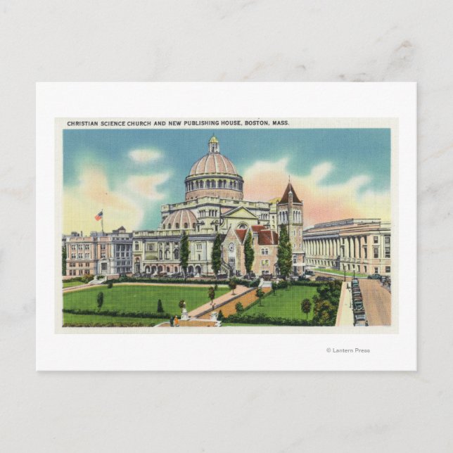 Postal Vista exterior de la nueva editorial (Anverso)