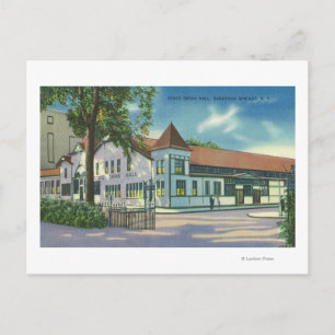 Postal Vista exterior de la sala de bebidas del estado