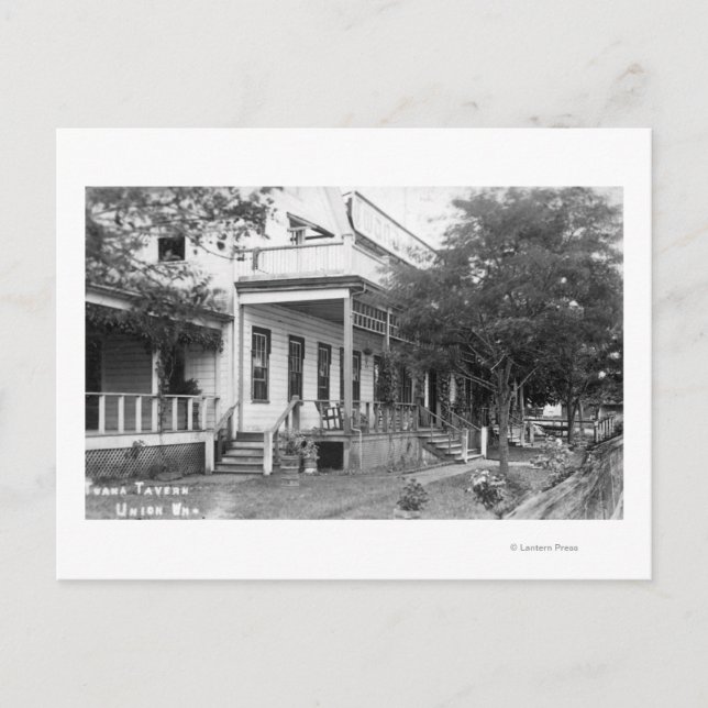 Postal Vista exterior de la Taberna Twana (Anverso)