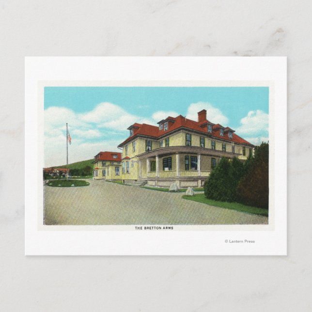 Postal Vista exterior de las armas de Bretton Woods (Anverso)