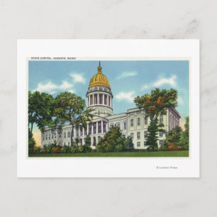 Postal Vista exterior del Capitolio Estatal # 2