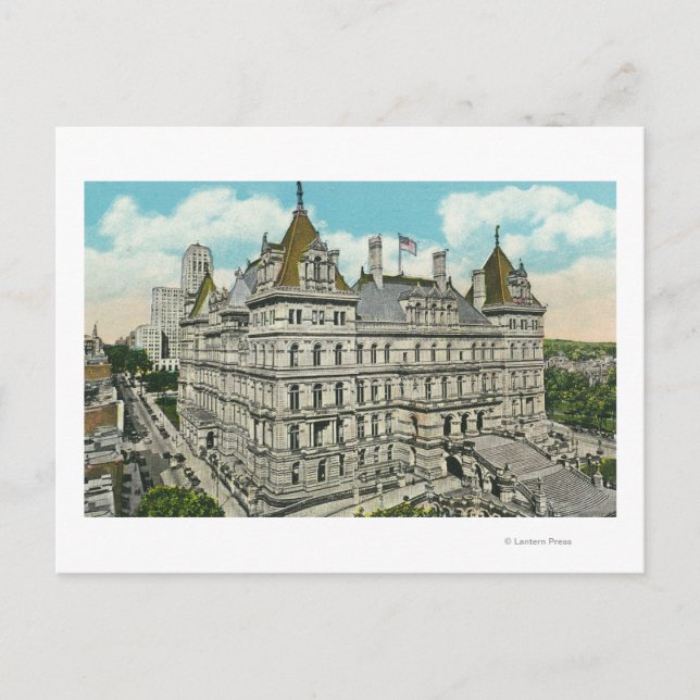 Postal Vista exterior del Capitolio Estatal y de la Ofici (Anverso)