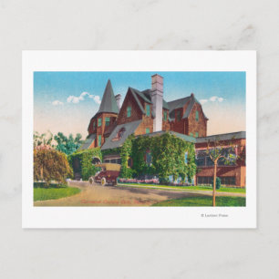 Postal Vista exterior del Club Campestre Claremont