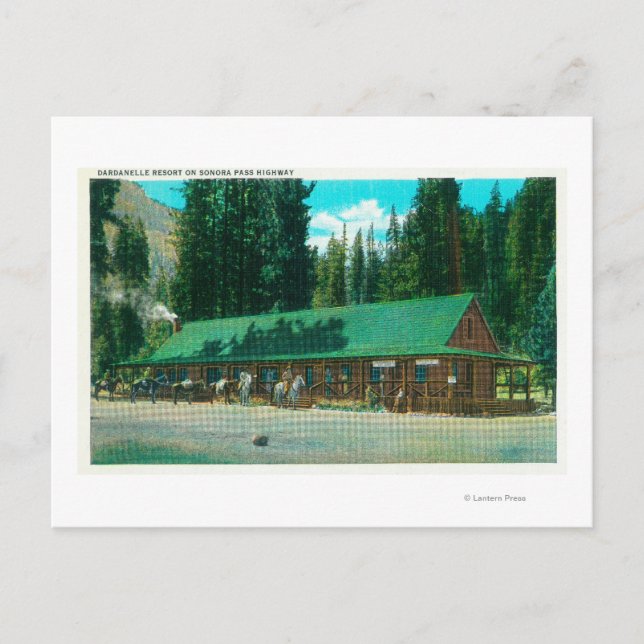 Postal Vista exterior del Dardanelle Resort (Anverso)