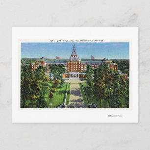 Postal Vista exterior del edificio del seguro de vida de 