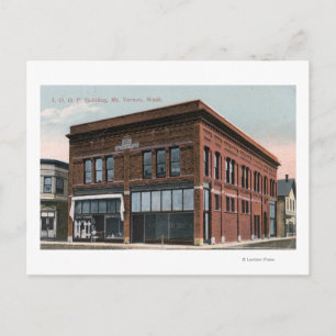 Postal Vista exterior del edificio IOOF