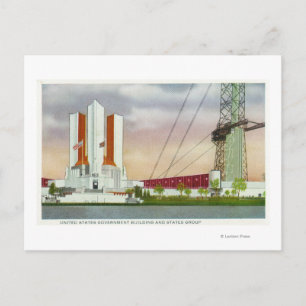 Postal Vista exterior del gobierno estadounidense Bldg