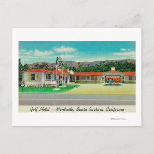 Postal Vista exterior del Golf Motel, Montecito