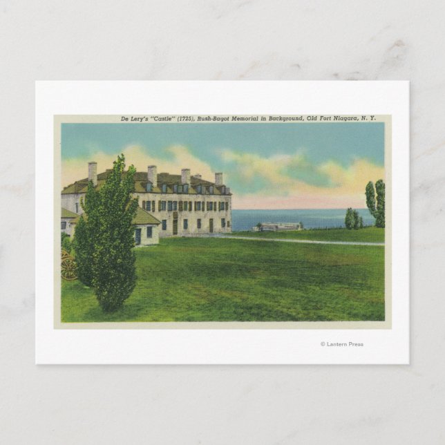 Postal Vista exterior del Gran Ferrocarril del Tronco (Anverso)