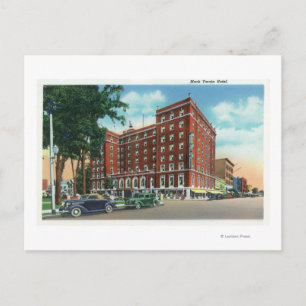 Postal Vista exterior del hotel Mark Twain