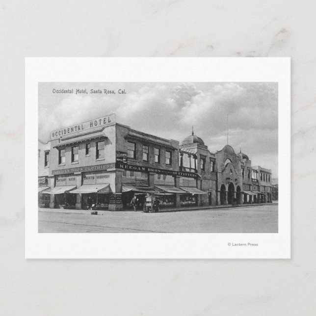 Postal Vista exterior del Hotel Occidental (Anverso)