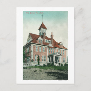 Postal Vista exterior del instituto Yreka, CA