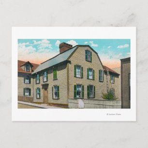 Postal Vista exterior del lugar de nacimiento de Hawthorn