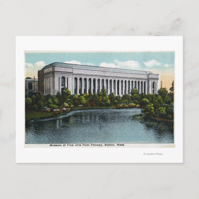 Postal Vista exterior del Museo de Bellas Artes de (Anverso)