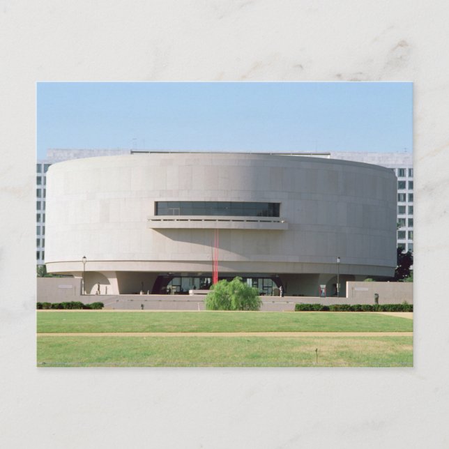 Postal Vista exterior del Museo Hirshhorn, 1974 ) (Anverso)