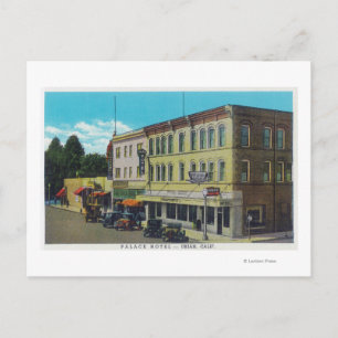 Postal Vista exterior del Palace Hotel Ukiah, CA