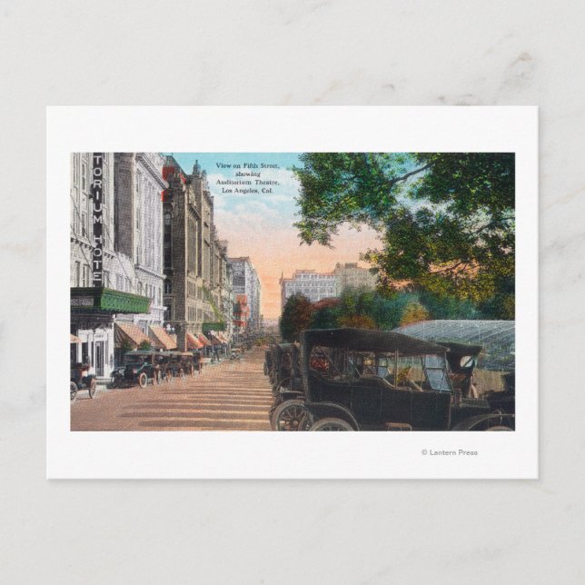 Postal Vista exterior del teatro del Auditorio en el 5° (Anverso)