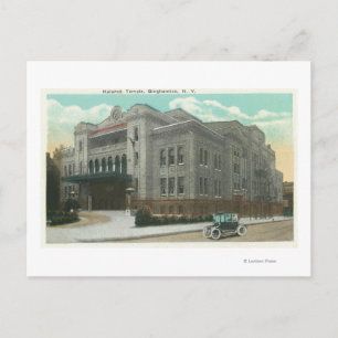 Postal Vista exterior del templo de Kalurah