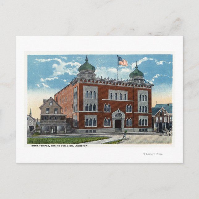 Postal Vista exterior del Templo de Kora, Santuario (Anverso)