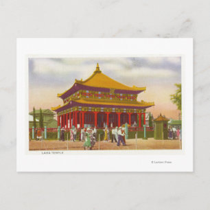 Postal Vista exterior del Templo de Lama