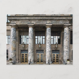 Postal Vista frontal del Capitolio estatal de Alaska en J