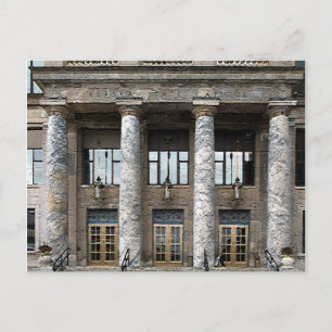 Postal Vista frontal del Capitolio estatal de Alaska en J