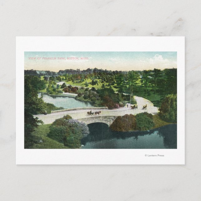 Postal Vista general de Franklin Park (Anverso)