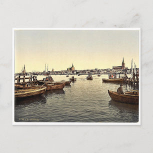 Postal Vista general, Rostock, Mecklenburg-Schwern, alemá