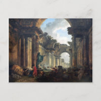 Vista imaginaria de la Gran Galería del Louvre