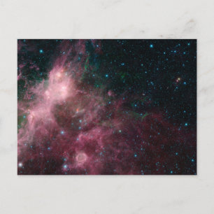 Postal Vista infrarroja que muestra el nacimiento y la mu