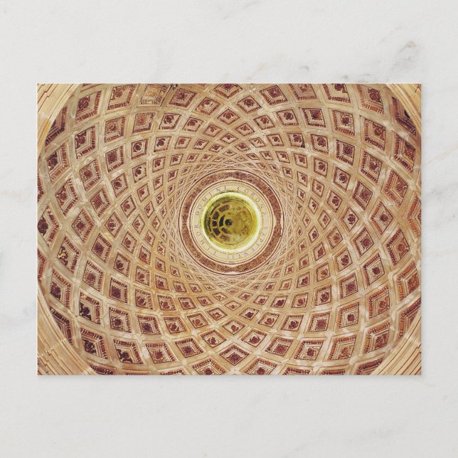Postal Vista interior de la cúpula en la capilla (Anverso)
