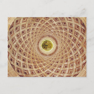 Postal Vista interior de la cúpula en la capilla