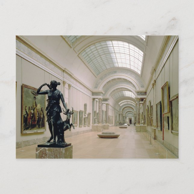 Postal Vista interior de la Gran Galerie (Anverso)