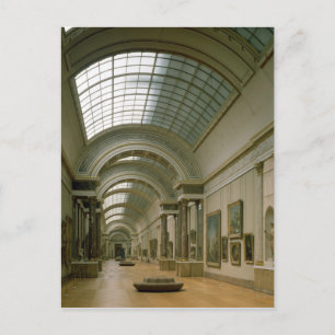 Postal Vista interior de la Gran Galerie