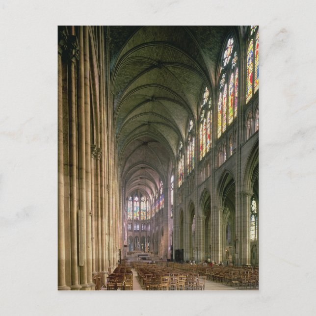 Postal Vista interior de la nave (Anverso)