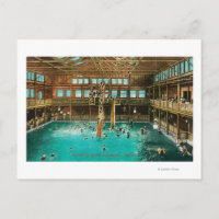 Vista interior de los baños