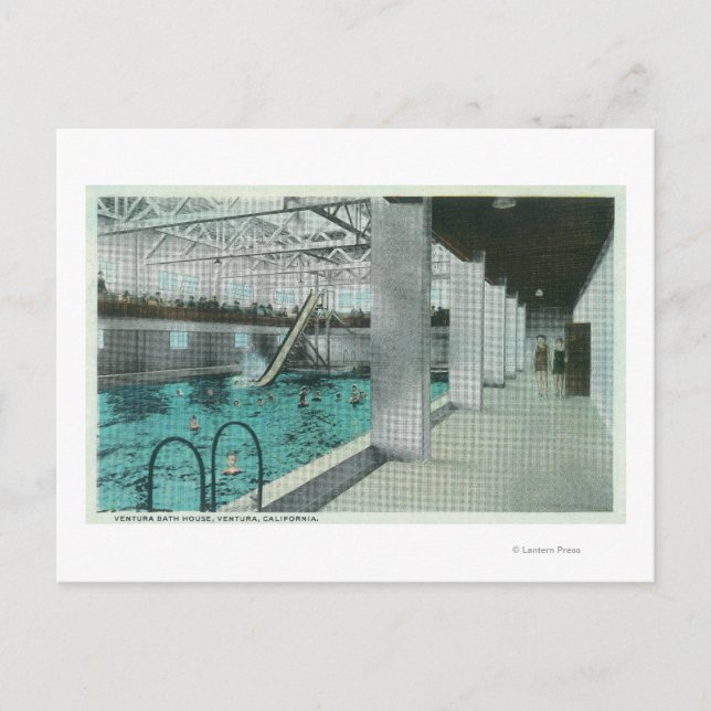 Postal Vista interior del Baño de Ventura