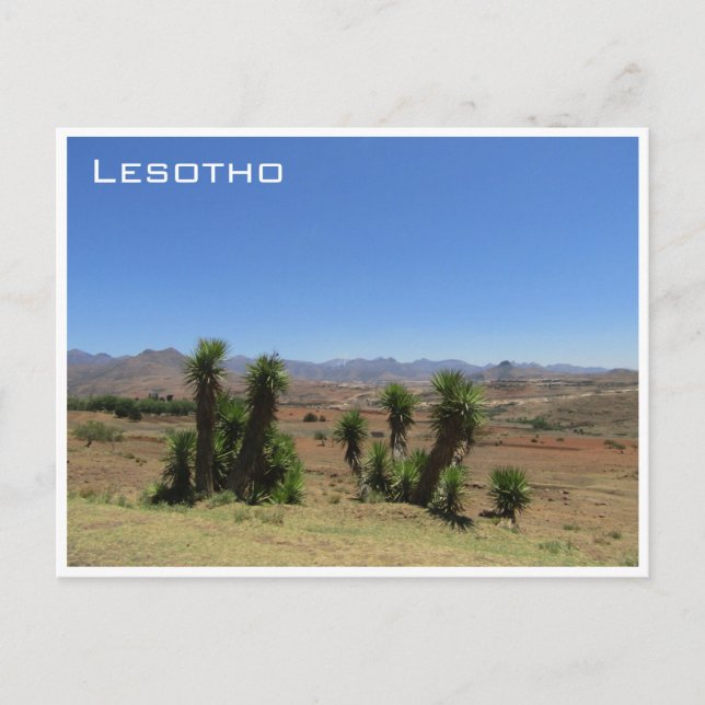 Postal vista lesotho (Anverso)