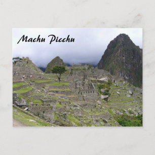Postal vista machu picchu