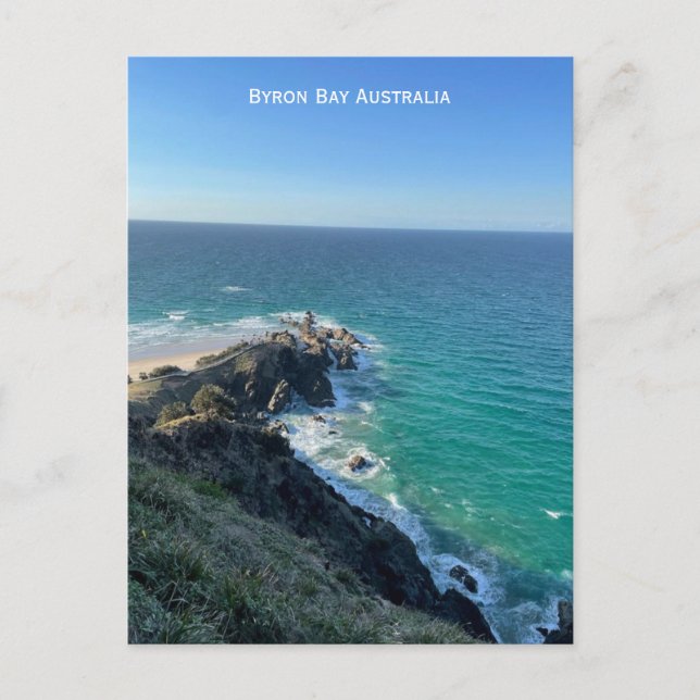 Postal Vista marítima de Byron Bay Australia 2 (Anverso)