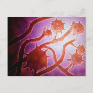 Postal Vista Microscópica De La Histoplasmosis