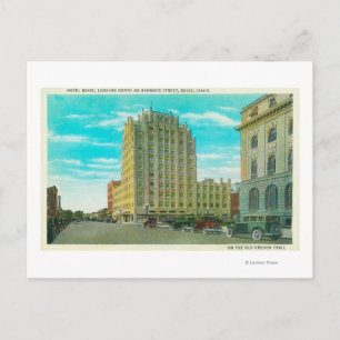 Postal Vista norte de la calle Bannock